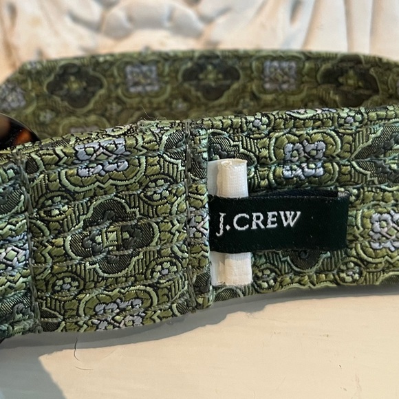 J Crew Silk Foulard Stitched Belt with Tortoise Buckle, 100% Silk, Size S/M - Picture 4 of 4